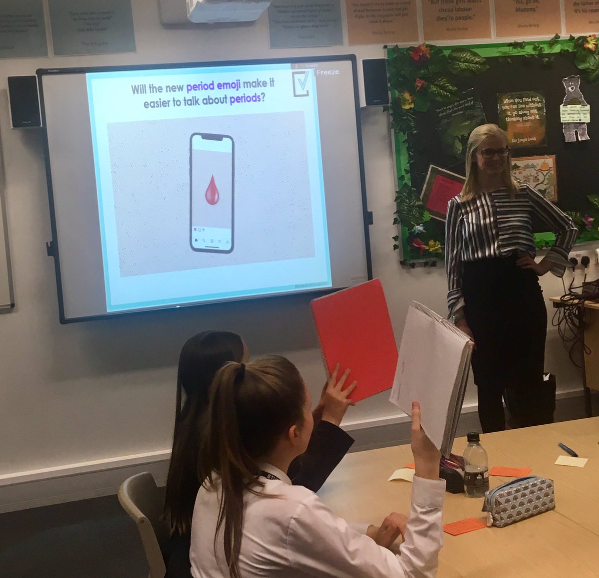 Kingswood_Acad's tweet photo. Kingswood Academy debates the issue of periods with @votesforschools on #InternationalWomenDay2019 #InternationalWomansDay #EqualityForAll @AETAcademies #remarkablelives #everyoneisvalued #votesforschool #debatetopic #Debate2019 https://t.co/JhChTSlKhB