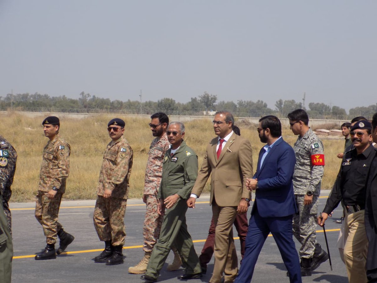 SukkurDivision's tweet photo. Air Base Sukkur, ready to face enemy misadventure. https://t.co/oA13dhaAjm