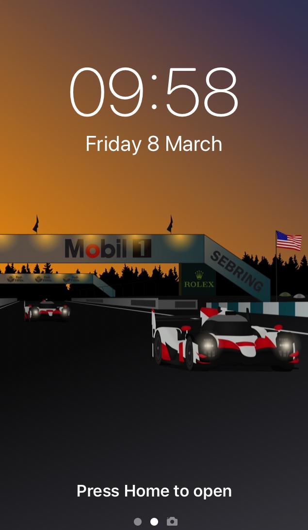 Toyota Gazoo Racing Wec Can T Wait For The 1000msebring To Start Why Not Download Our Specially Made Mobile Wallpaper Then You Ll Be That Little Bit Closer To The Action Every