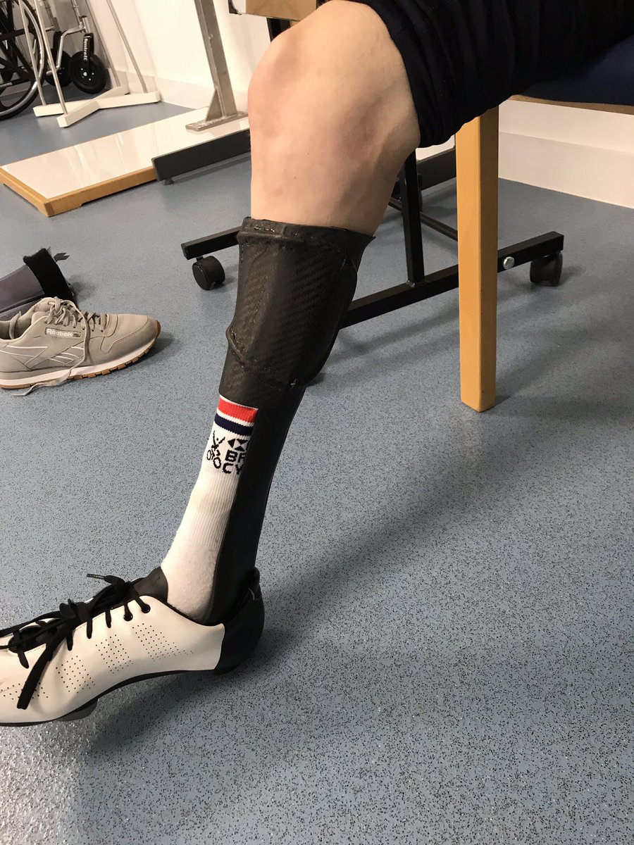 PaceRehab's tweet photo. Final checks for @FinGparacyclist ahead of the #paracycling world championship next week in Holland. Good luck Fin! π¬π§ π΄ββοΈπ¨ @ianwtalbot @BritishCycling #orthotics #paceorthotics #prepregAFO #biomechanics https://t.co/OFjRh4HSYR