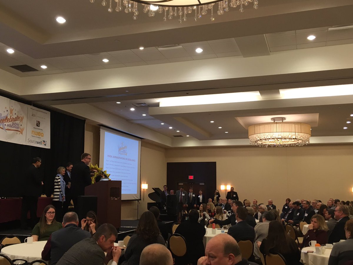 drridlehoover's tweet photo. Congratulations to all the @MNAssocSchAdm award winners.  Thank you for your service to students and our amazing profession.  #MASAMASE19 https://t.co/LrZXRZumGX