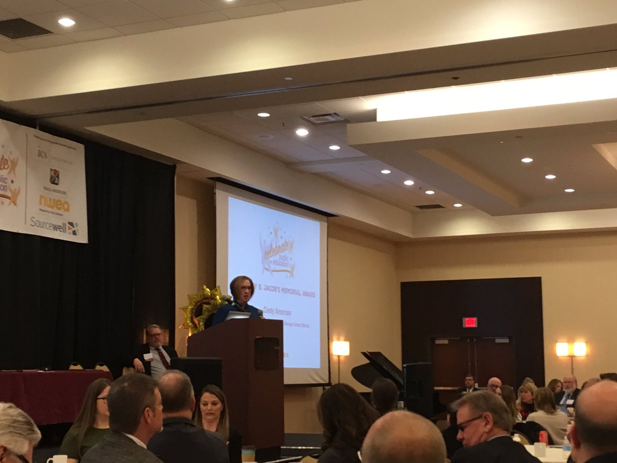 drridlehoover's tweet photo. Congratulations to all the @MNAssocSchAdm award winners.  Thank you for your service to students and our amazing profession.  #MASAMASE19 https://t.co/LrZXRZumGX