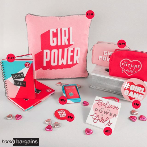 ThePavilionSC's tweet photo. Happy #InternationalWomensDay ♀️ 

TAG someone who would love this Girl Power range. Prices start from 49p! 

@homebargains  👉 https://t.co/sRnolO3qI7 https://t.co/DbccL1LYSN