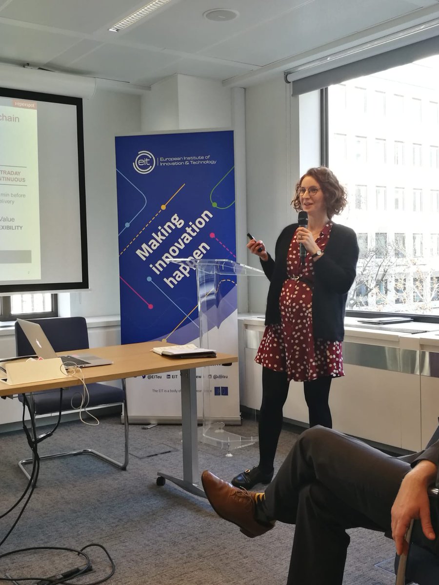 henrike_sommer's tweet photo. @delphinestrun talking about digitisation, flexibility and @EPEXSPOT_SE role in these developments - woman at work #WomenInEnergy #IWD2019 https://t.co/TFvA0GsrQ0