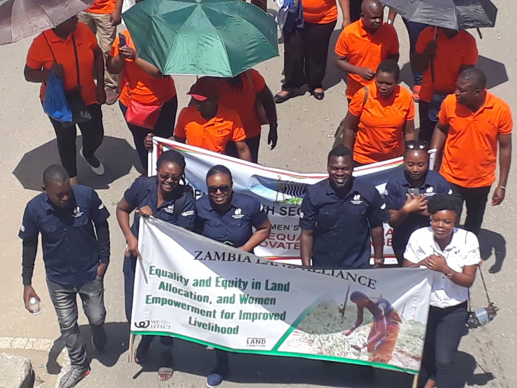 ILCAfrique's tweet photo. Our members are observing the International #WomensDay with different mobilisation actions. @AllianceTALA , @ZamLandAlliance, #MBOSCUDA, @CICODEVAfrica @IPAR_ThinkTank @WILDAFAO and @groots_kenya are engaging #ministers, women, #youth and #men on #WomensLandRights. https://t.co/TbovUB2gfw