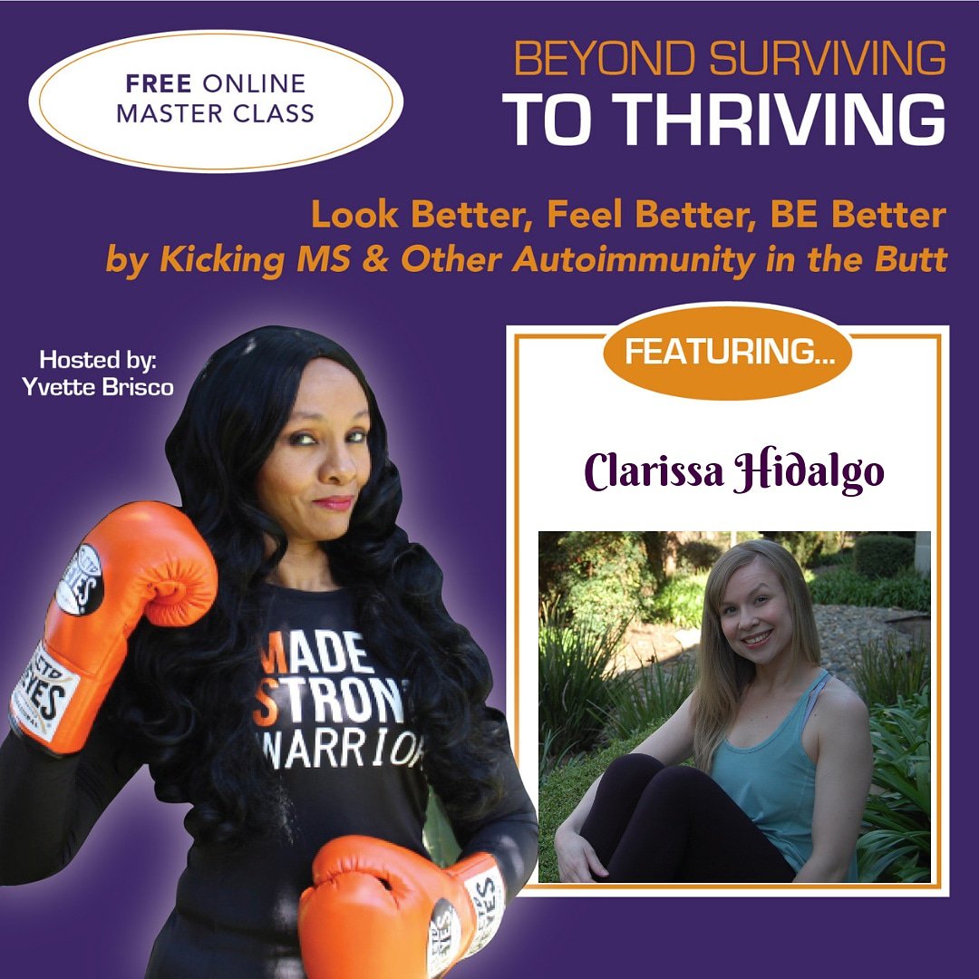 Fight4ACure4MS's tweet photo. Wanna be in the know about how you can improve MS symptoms with Yoga? Well, today is that day! Listen to Certified Adaptive Yoga Coach Clarissa Hidalgo talk about being your best self with MS by incorporating Yoga in your life. Check it out now! https://t.co/ObP2GdhZ3G #YogaforMS https://t.co/tIxzoPdetA
