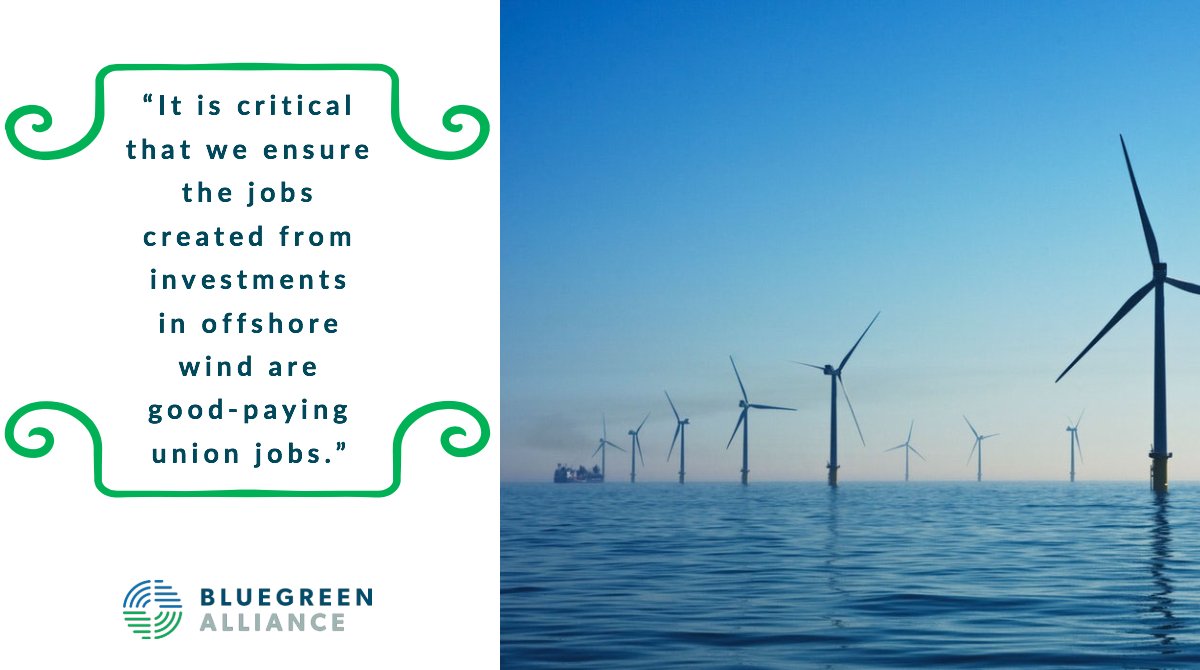 BGAlliance's tweet image. A new study shows how #offshorewind can create good-paying jobs and economic benefits to #Maryland. Let's get it done #MDLeg! bluegreenalliance.org/mdoffshorewind