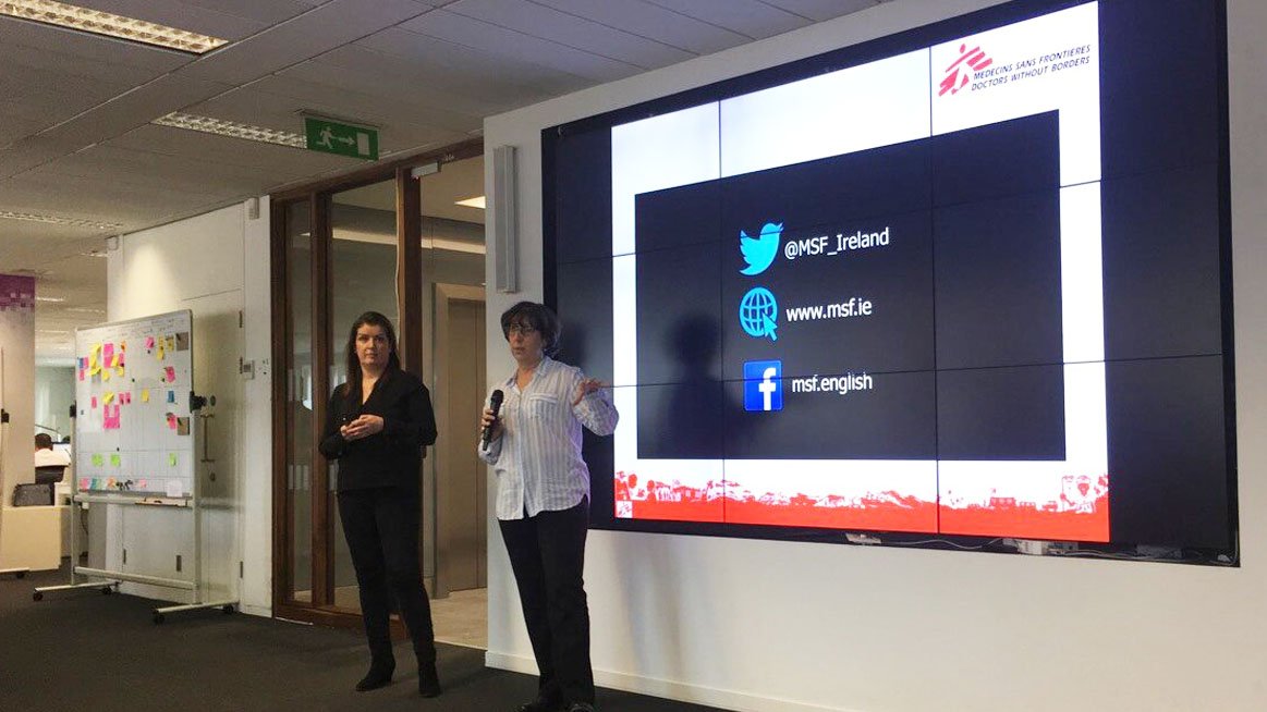 On International Women's Day - Ding was honoured to host two fantastic women from MSF - Audrey Jones and Isabel Simpson, the new Director for Ireland. Thank you for all your work <a href="/MSF_ireland/">MSF Ireland</a> <a href="/MSF/">MSF International</a> #WomensDay