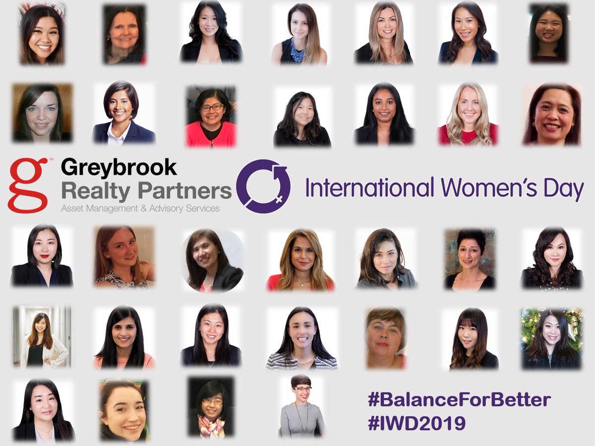 GreybrookRealty's tweet photo. We are proud of our strong female representation and are committed to fostering a culture of support and respect, empowering the women that play an important role in our lives, community and society. Happy International Women’s Day!  #IWD2019 #balanceforbetter #Greybrook https://t.co/gBIzHecU1j