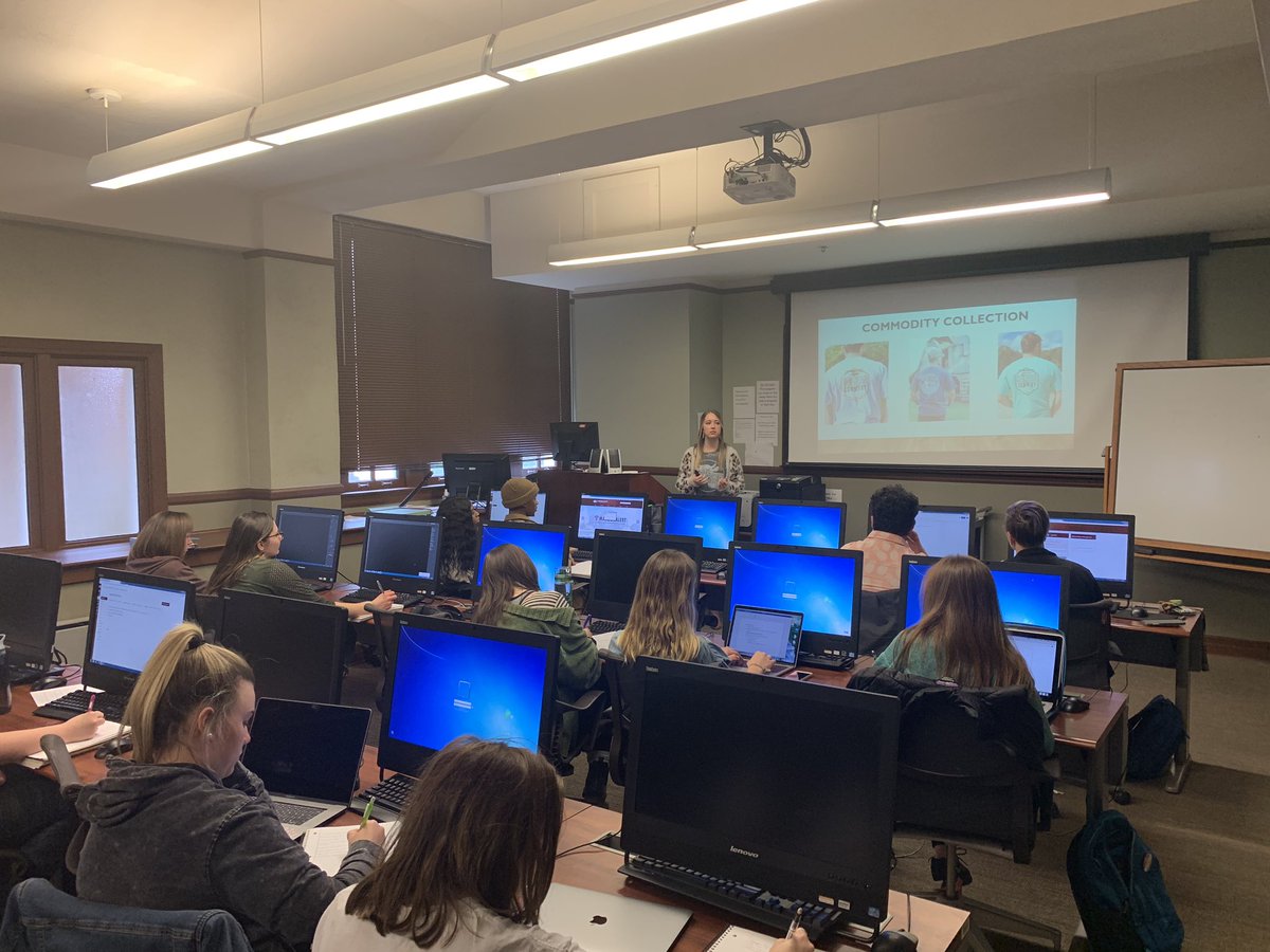 Yesterday <a href="/millie_chism/">Millie Chism</a>, Ambassador for <a href="/Turnrows/">Turnrows</a>, talked with our AELC graphic design class. Students will practice the design process &amp; showcase their new #illustrator skills as they develop T-shirt designs for #Turnrows! Their designs will be coming soon! #CommunityEngagement