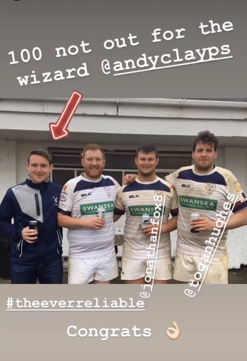 Massive congratulations to the #EverReliable <a href="/AndyClayps/">Andrew Claypole</a> who is due to make his 1️⃣0️⃣0️⃣th appearance for @swansearfc this weekend!

#Localboydonegood #Blueblood #Whites