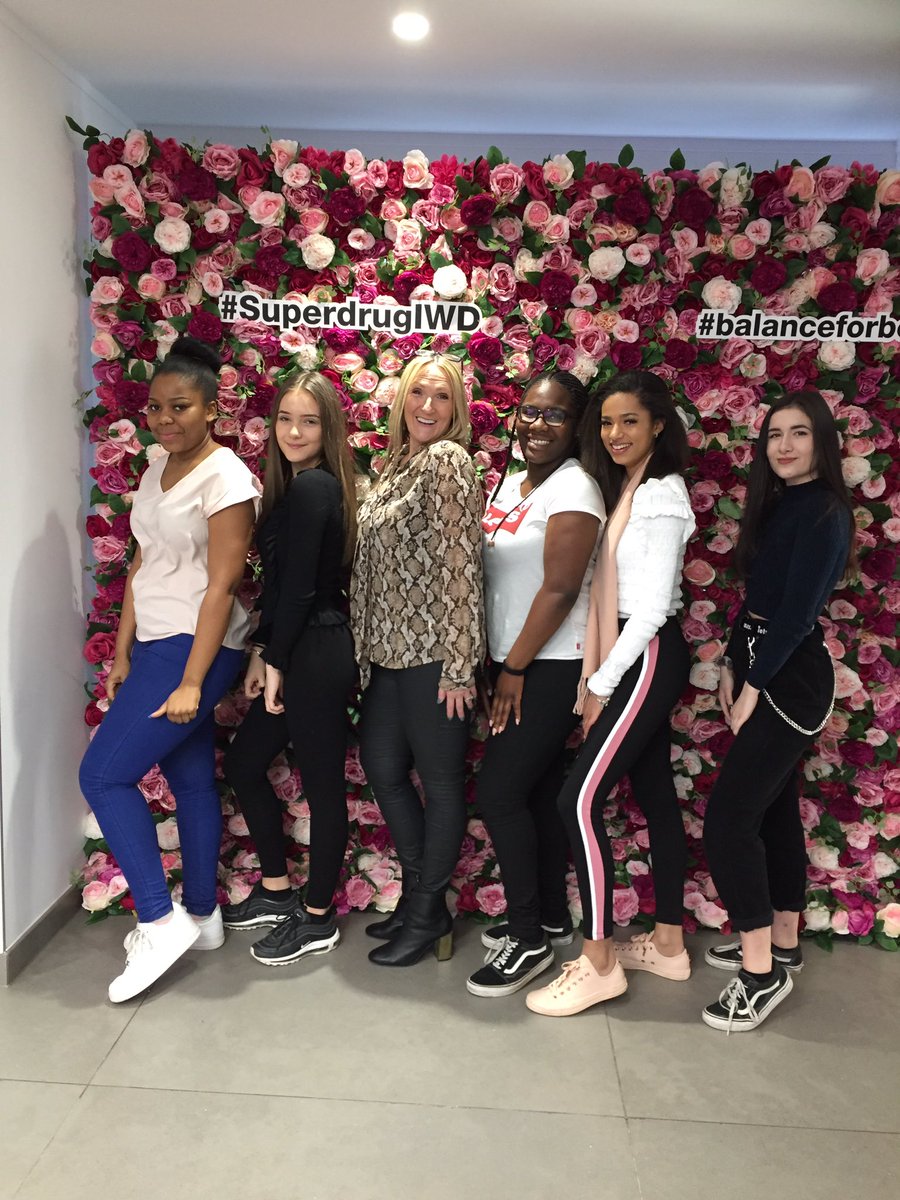 halstead_angie's tweet photo. Thank you @superdrug for an amazing time celebrating International Women’s Day #superdrugIWD. The students of @WilmingtonGSG had such a fantastic experience at your Head Office today. So proud and so grateful!! https://t.co/3plhWj5Oel