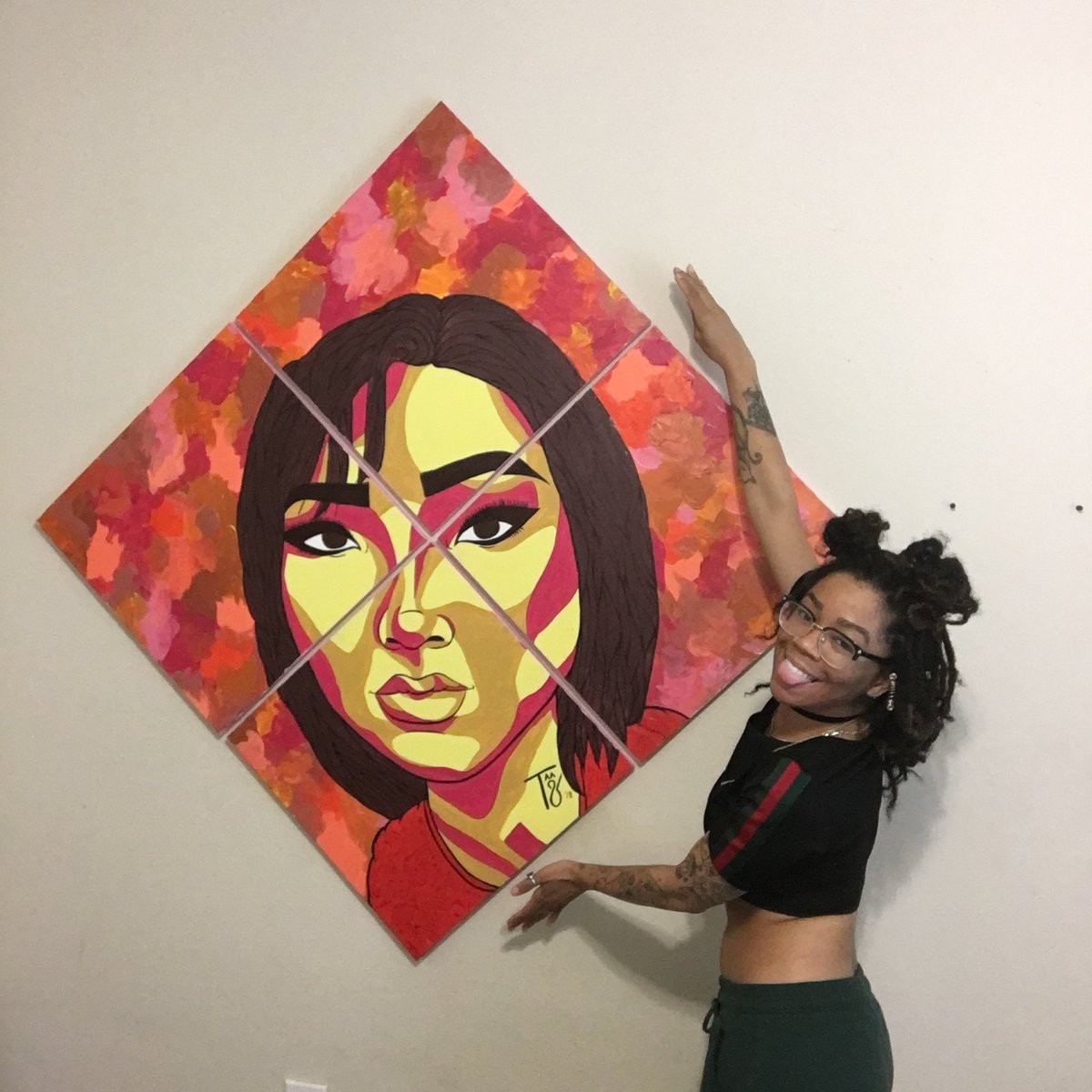 ChillTris's tweet photo. Original art for sale! One of ones🤘🏽 Message me for details. I'm trying to get rid of some of my paintings fast. So message me, let's work with your budget!🖤🖤 https://t.co/4qP6yulMUi