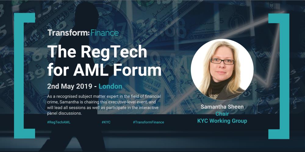 TformFinance's tweet photo. This #InternationalWomensDay we are proudly announcing Samantha Sheen as Chair of The RegTech for AML Forum @CCTVenues #womeninregtech #womeninfintech #womenintech #WomenTechCharge #IWD2019 #FinTech #RegTech #AML #KYC #RegTechAML #TransformFinance
https://t.co/v7JUr7Vzp2 https://t.co/anHusJXl45