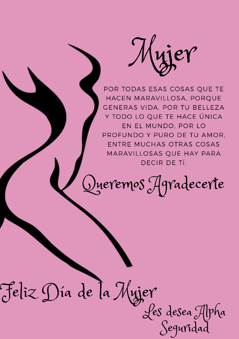 AlphaPrivada's tweet image. Feliz día a todas las mujeres
#FelizDiaDeLaMujer #GraciasMujer #MujerEsFuturo #FelizViernes #Seguridad