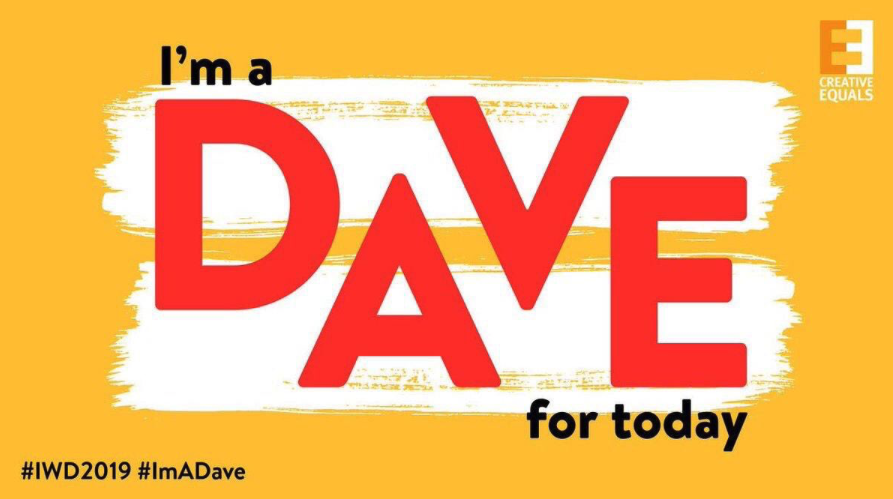 RosieReckons's tweet photo. Happy #IWD2019 #ImADave today because there are more men called Dave on the FTSE 100 than there are women. ♀️
Change your name to Dave today if you believe #BalanceForBetter #ImADave @CreativeEquals
https://t.co/NYcYQsr9yR … https://t.co/6Cu2FFOwoO