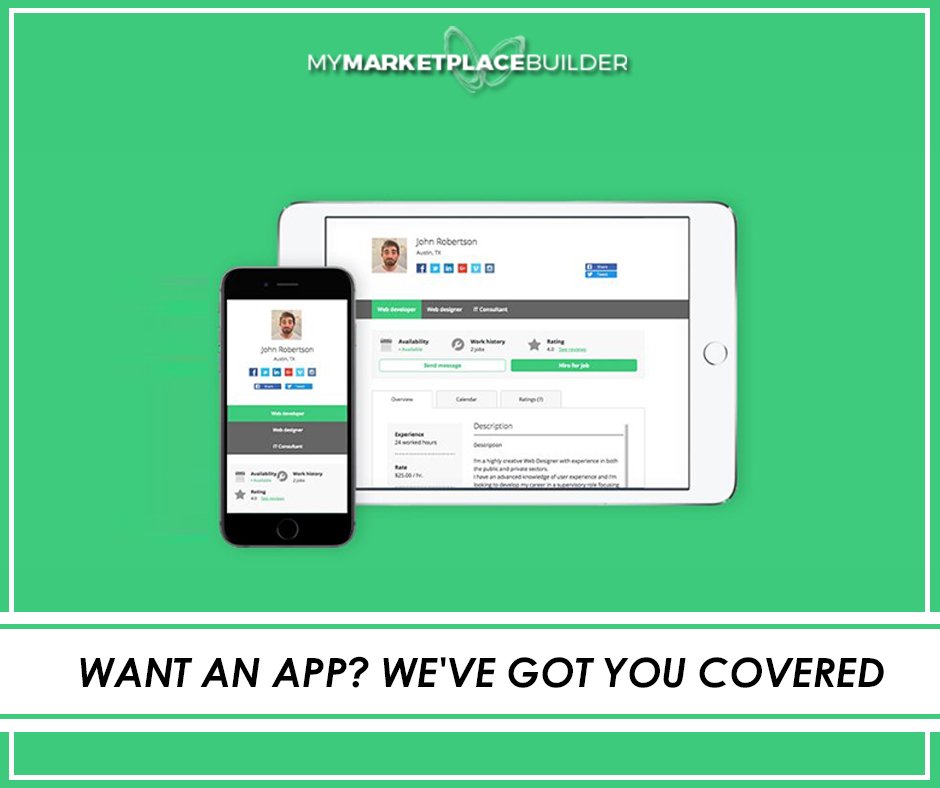 MyMarketBuilder's tweet photo. Want to create a wonderful marketplace website? My MarketPlace Builder can make it simple for you! Get in touch with us today!
https://t.co/fd3cPKyAO2
#mobileapplication #iPhone #functionalapp
#accessibility #marketplacebuilder #onlinebusiness #solution #business https://t.co/LlbOlC4rLn