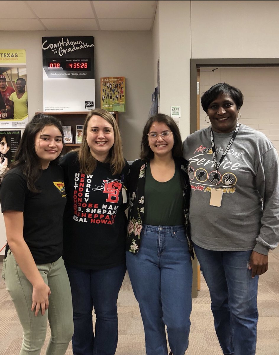 MISD2College's tweet photo. Congratulations, Faith and Rosemary, Legacy High’s 2019 Dell Scholars! #CollegeBoundBroncos @LegacyHighAVID @LegacyBroncos @mansfieldisd @AVID4College https://t.co/hTXNwVQcUt