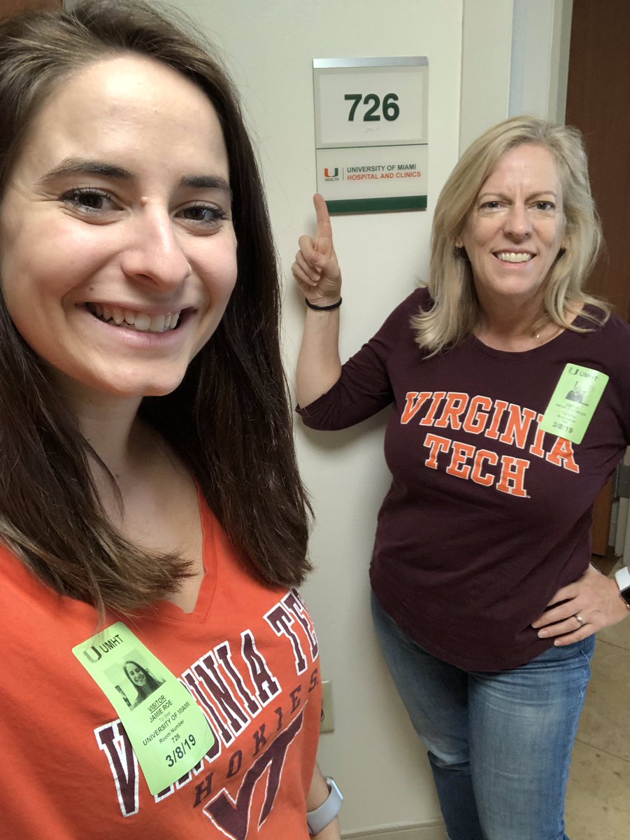shellyg_omg's tweet photo. When your mom/grandma is in the hospital at U of Miami on game day, you’ve got to rep the Hokies!! Let’s Go!! @HokieSports @HokiesMBB @jroe2630 https://t.co/9HaRnnahTY