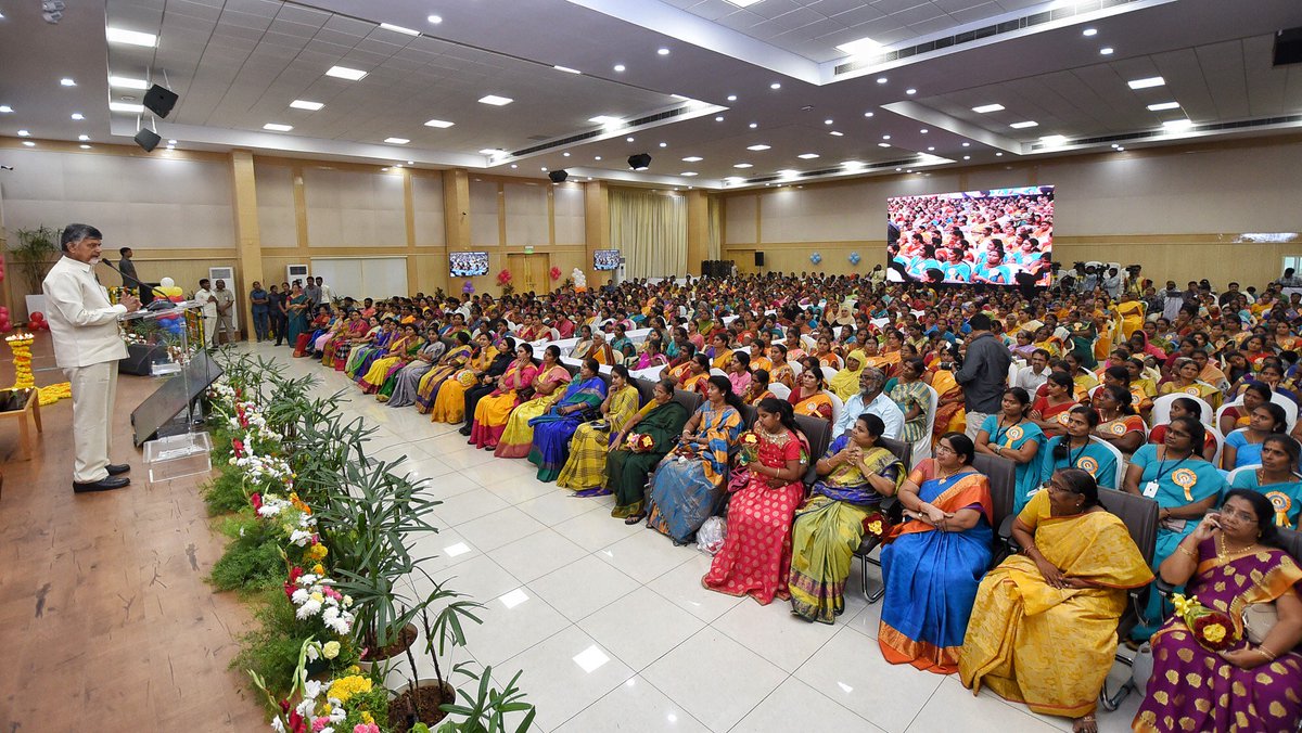 ncbn's tweet photo. Achieving results is as important as spreading awareness against gender discrimination. AP has strategically formulated policies that place women at the center of development agenda, along with schemes that can help tackle the social evils obstructing their growth &amp; development. https://t.co/l66AUUuYPp