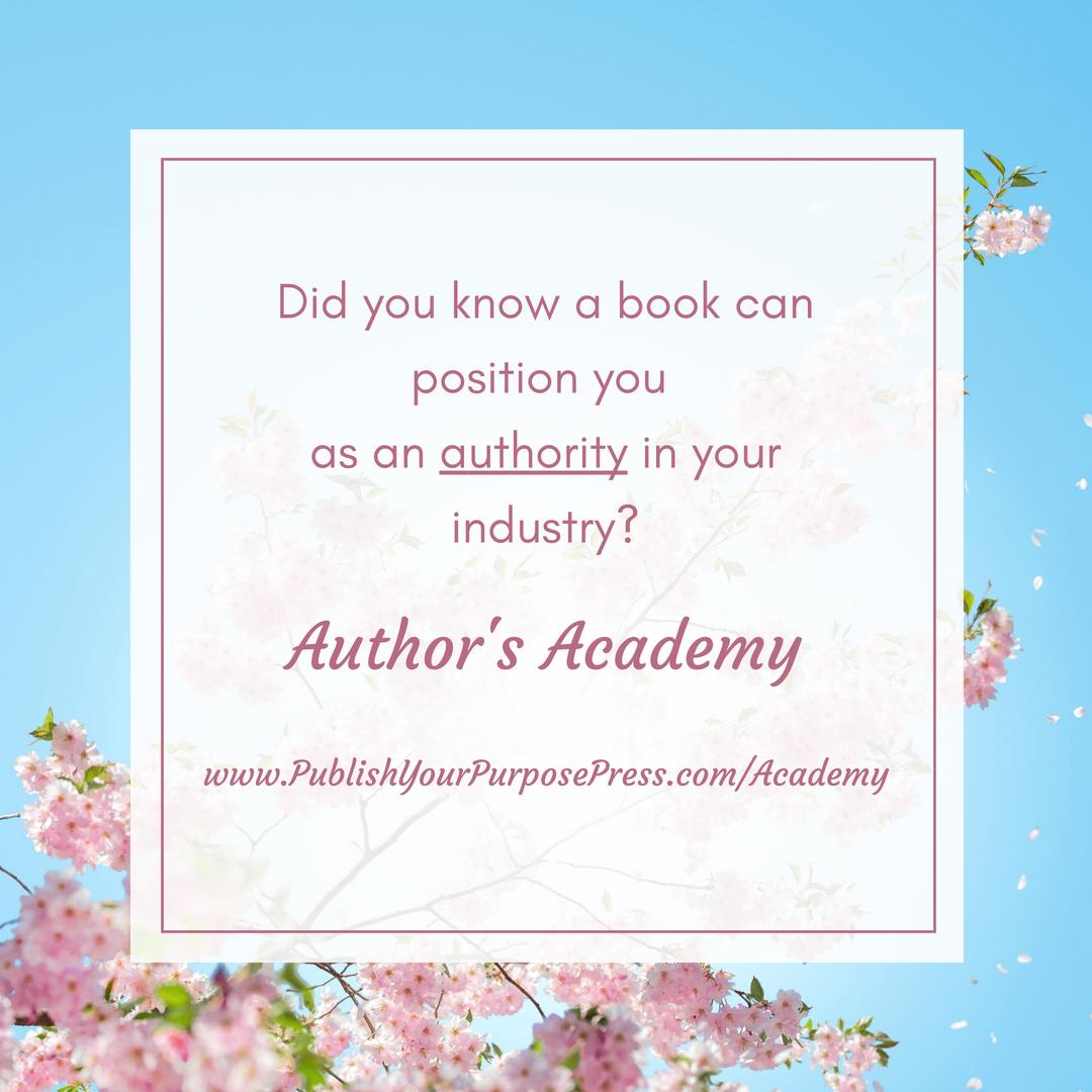 PublishPurpose's tweet image. Why wait? Sign up for the next Author&apos;s Academy, starting April 1st below! #GetStarted #PublishYourPurpose #AuthorsAcademy #WritingCommunity

…lishyourpurposepress.clickfunnels.com/optin-25543269