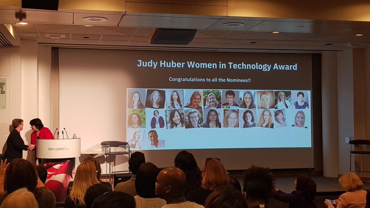 marian_ng's tweet photo. Congratulations @MCooke2013 on your nomination for the Judy Huber Women in Tech award.  You are among the very best @IBMCanada! Way to go! https://t.co/JHt8sv1BK0