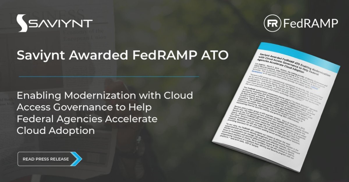dcodethegov's tweet photo. 🇺🇸 Congratulations to Dcode alumni company @Saviynt on achieving #FedRAMP Authority To Operate status as an approved #cloud service provider for federal agencies. We look forward to seeing more amazing things from you in the future! | #congratulations #Saviynt #dcodealum https://t.co/TIzCyCZEIk
