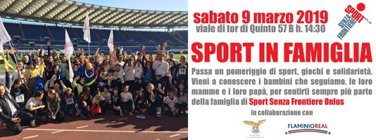 🏠La Lazio Junior ospita domani 'Sport in famiglia' in sinergia con @SSFonlus 📆 Domani! ⏰ Ore 15:00 - 16:00 📍'CPO' Giulio Onesti