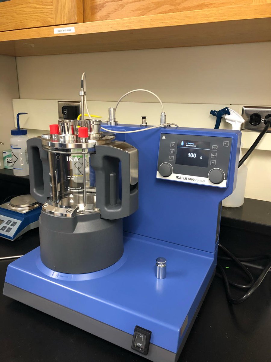 IKAworldwide's tweet photo. Another successful #labreactor setup at @Cornell. We are happy to play a role in the success of your new #polymer company Ming! Congrats!! #biomedicalengineering #lookattheblue https://t.co/QO4hBazbdL