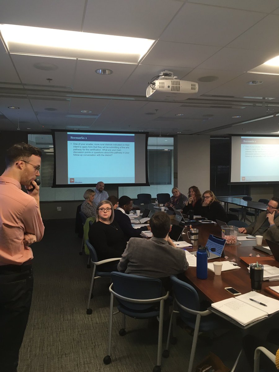 We are excited to have all 9 of our coordinators together to prepare for the <a href="/TN_Pathways/">Tennessee Pathways</a> Certification review. Our team is ready to review your applications! <a href="/CollegeSystemTN/">TBR - The College System of TN</a> @zacharyladams <a href="/jfftweets/">Jobs for the Future (JFF)</a>