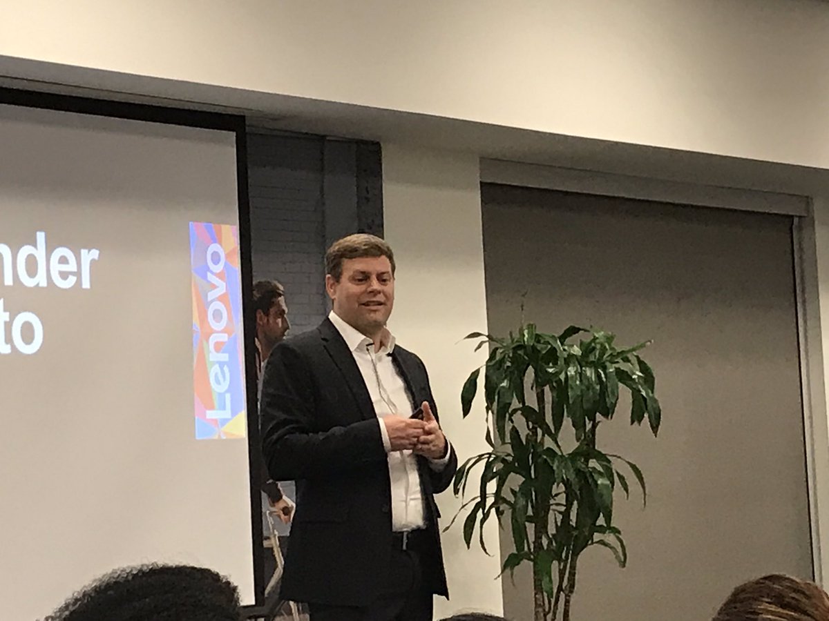 Great to have men supporting women in the workplace. Thanks Ben Massie! #IWDay2019 #WeAreLenovo