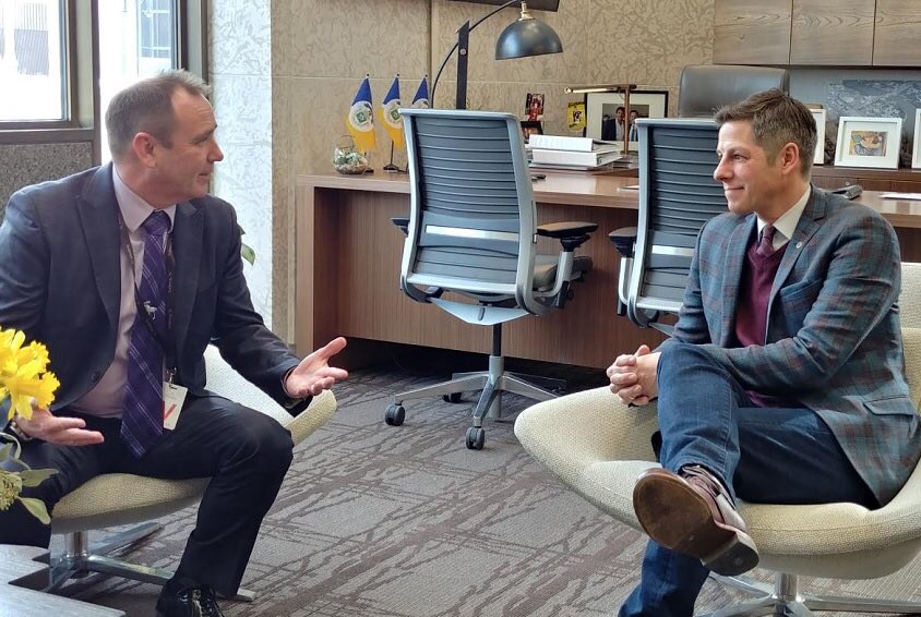 Thanks to @sycamoreenergy for announcing #CityMJ as their #Saskatchewan HQ. We recently saw their <a href="/cityofwinnipeg/">City of Winnipeg</a> operations and had a productive discussion with @Mayor_Bowman