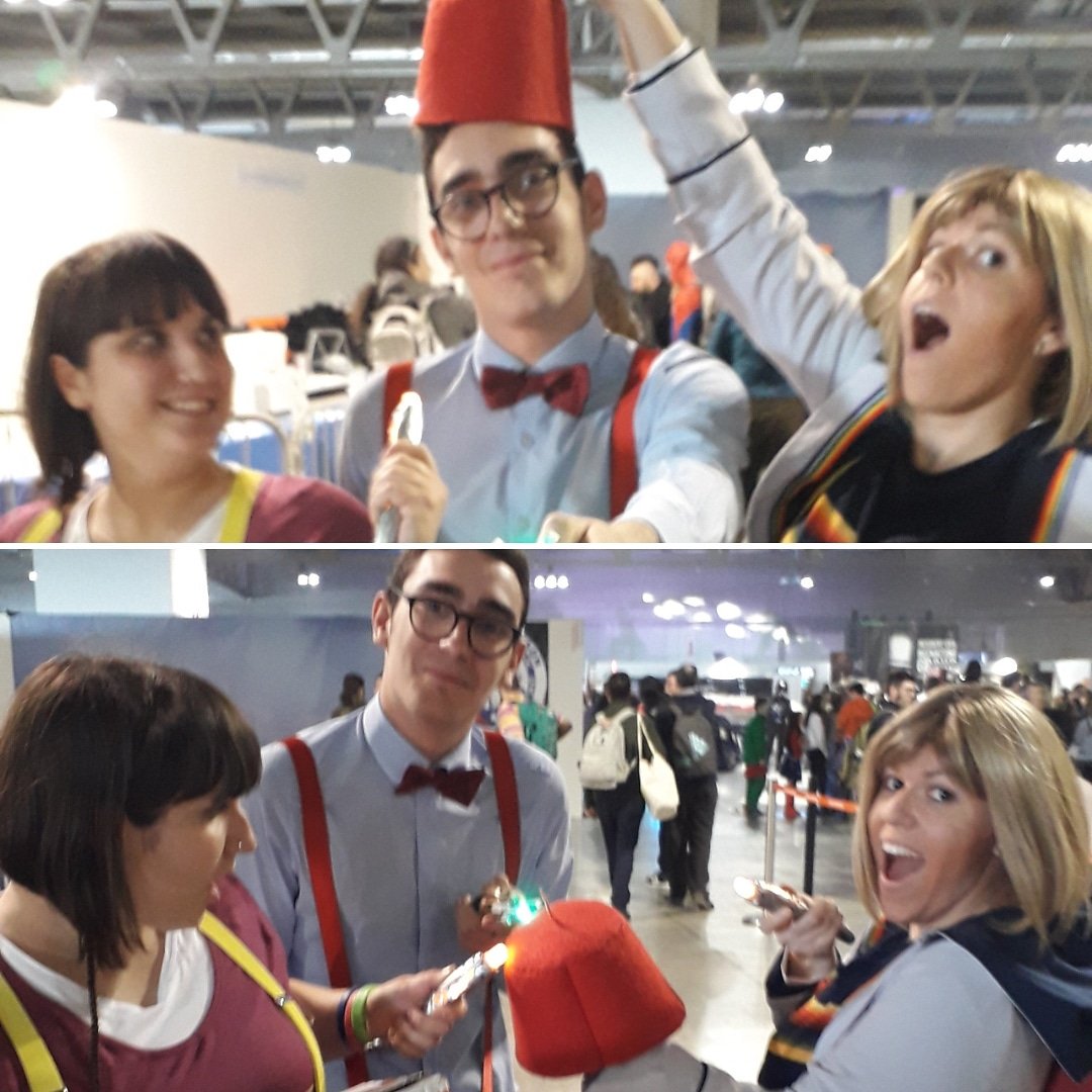 doctorwhoitafc's tweet photo. Fezzes are cool!
#doctorwhoitalianfanclub #spawnsofgallifrey #cartoomics2019 #cartoomics #fezzesarecool #cosplay #cosplayer #eventi #fiere https://t.co/dt6WeNL8Bz