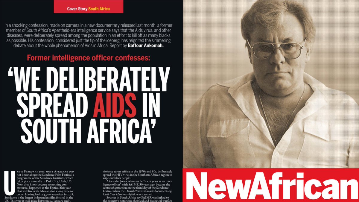 A South African apartheid intelligence officer has revealed that HIV was injected into the country intentionally to wipe out the black population.

If this virus was man-made I'm certain it has a cure reserved somewhere for super rich. There are similar theories on some vaccines