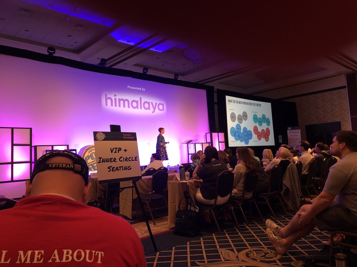 karenyankovich's tweet image. Love talking about finding your podcast rhythm with @Launch_Success at #pme19