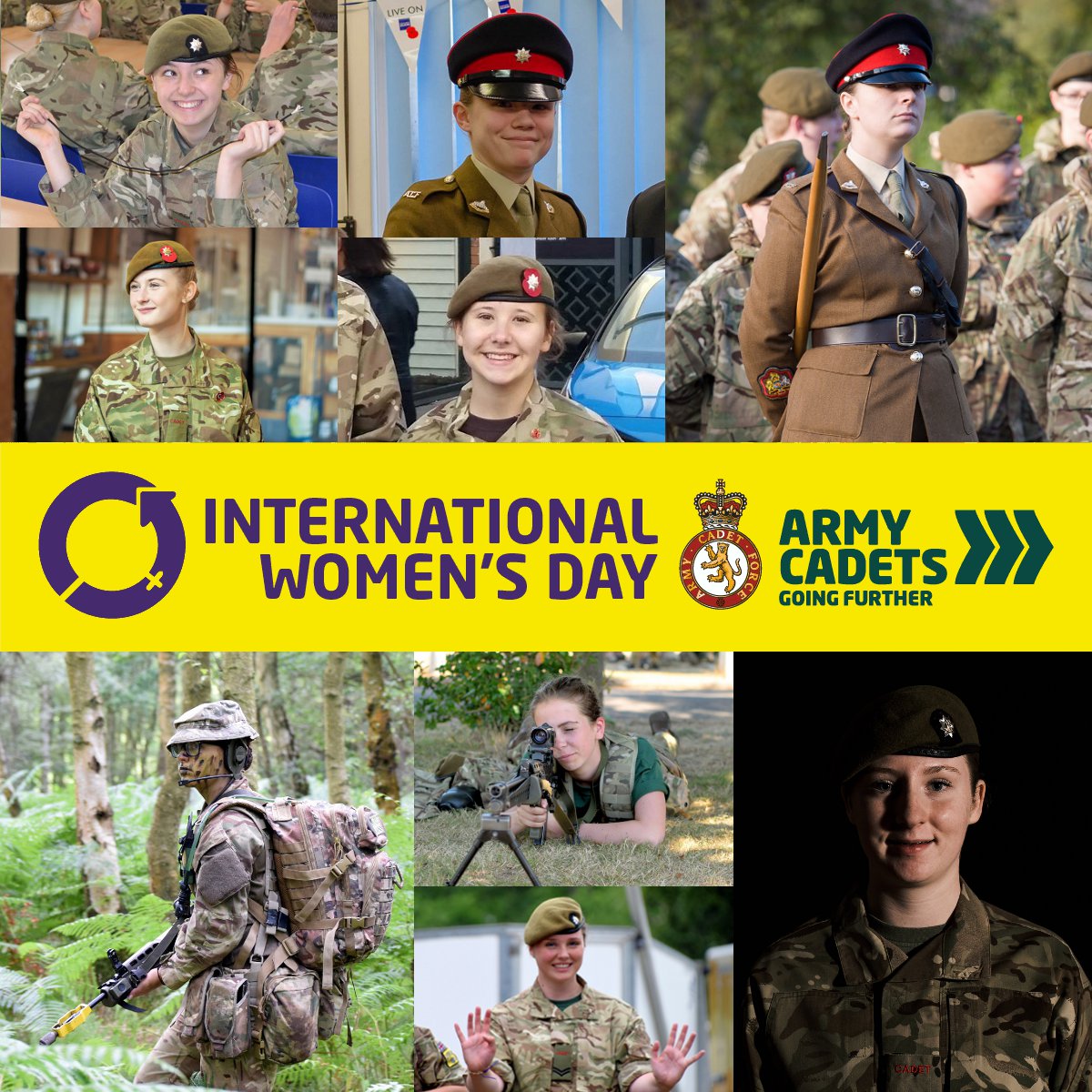 On #InternationalWomensDay I would like to give a shout out to all the brilliant female cadets I have had the honour of commanding during my time as a det commander. I could only put a small selection in the photo!
<a href="/ArmyCadetsUK/">Army Cadets UK</a> <a href="/BedsHertsACF/">Beds&HertsACF</a> #youth