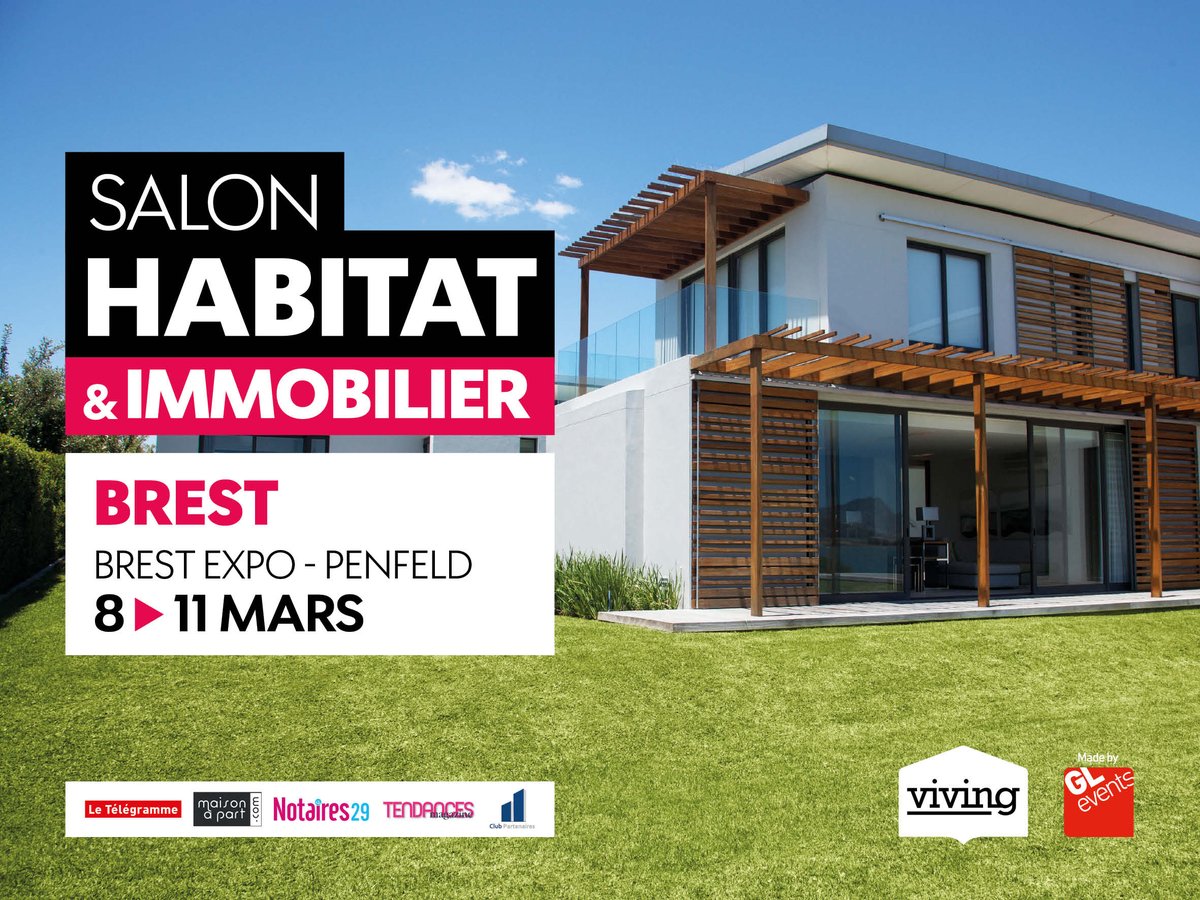 Jusqu'à lundi 11 mars, venez-nous retrouver au salon habitat de Brest.
