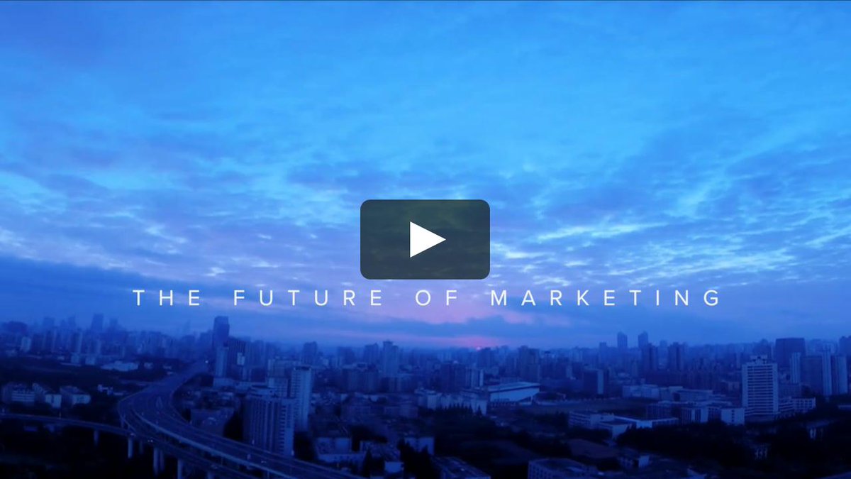 paulroetzer's tweet photo. The Future of Marketing. Love this video from @nikosacuna, who, BTW, will the closing keynote on day 1 of the Marketing AI Conference (MAICON) on July 17. Get your tickets before early bird ends April 1! https://t.co/Q78QgLg8Yb https://t.co/6YKBKkCuY7