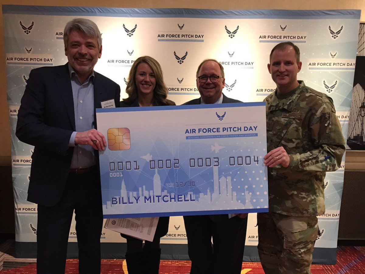 SECURISYN's tweet photo. So proud to announce that we were awarded a $158,000 Small Business Innovation Research (SBIR) Phase I contract with the #USAF at their Inaugural Pitch Day in NYC! #solidAIRity #unplannedextubation #patientsafety https://t.co/XrtQMcNKhn