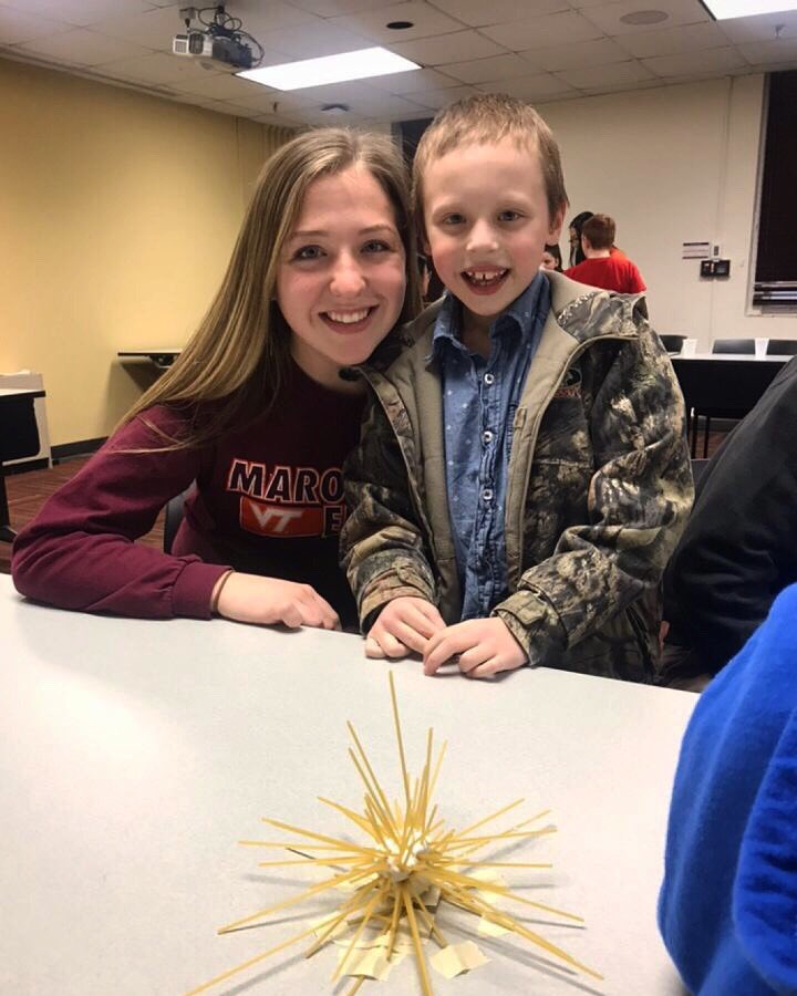 CMFK_VT's tweet image. This weeks mentor of the week is Madison Gerlach! She helped plan and lead the activity this week. She is so patient with her little buddy Frank and is such a great role model for him! Read more on our Instagram or Facebook #cmfk #mentoroftheweek