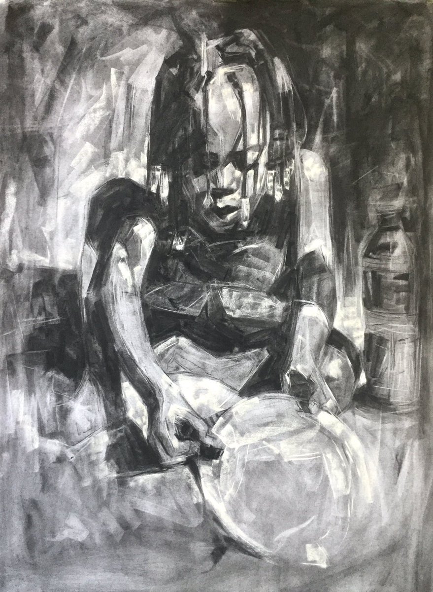 akin_aluko's tweet photo. I'm Akintomide Aluko, a visual artist from Nigeria who specializes in drawing and painting. Here is one of my works in progress 
#WeAreNigerianCreatives #UnitedAfricanCreatives https://t.co/Gm3dLeOsLy