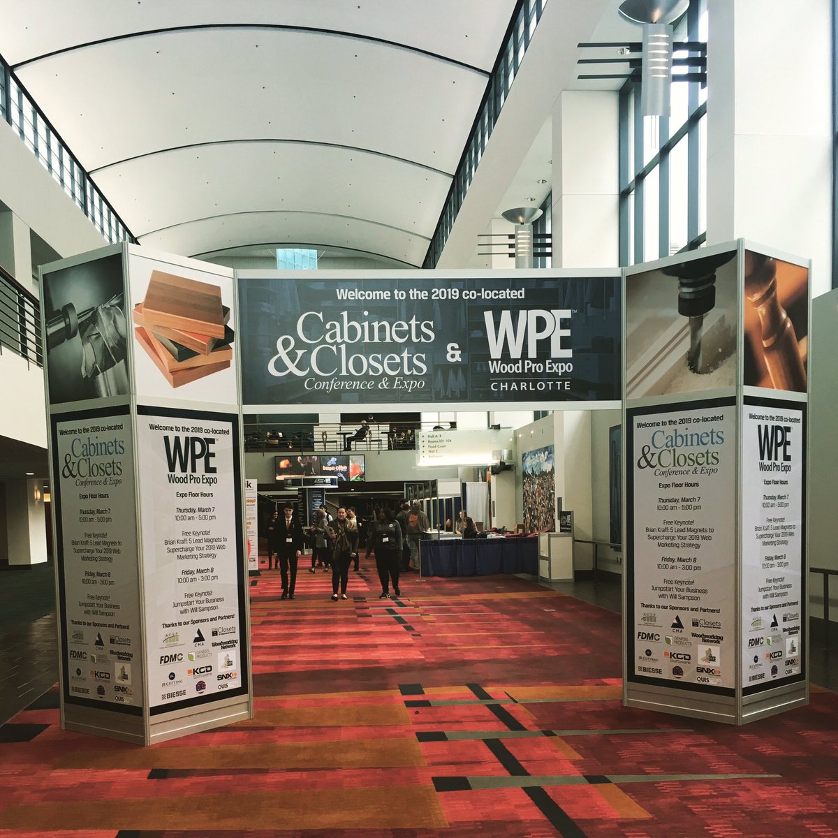 #woodproexpo2019 #glofoil #3dlaminates