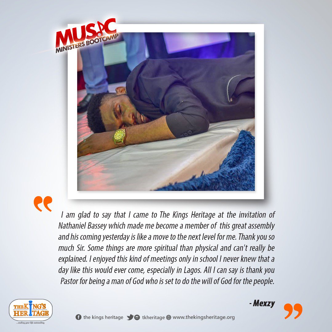 TKHERITAGE's tweet photo. Testimony from the Music ministers boot camp with @nathanielblow .
#TheKingsHeritage
#MakingYourLifeOutstanding
#Music https://t.co/RvsyUhBjAq