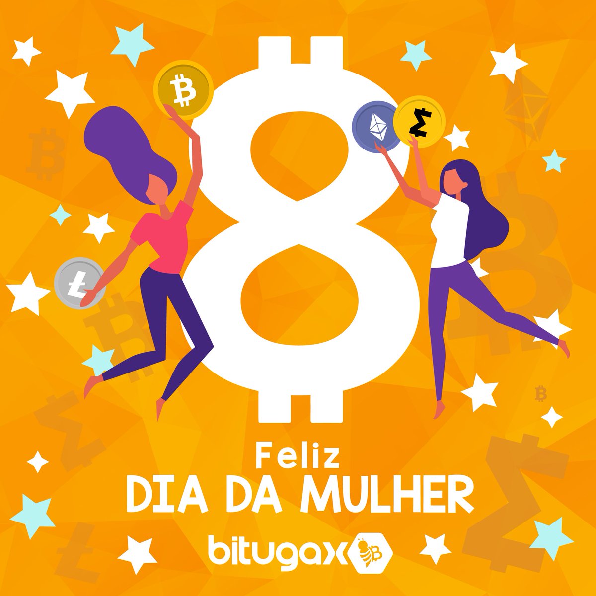bitugax's tweet photo. Feliz Dia da Mulher! 
O nosso desejo é que tenham um dia cheio de Criptomoedas! ;)

#BITUGAX #DiadaMulher https://t.co/ZcHPNgG7uF