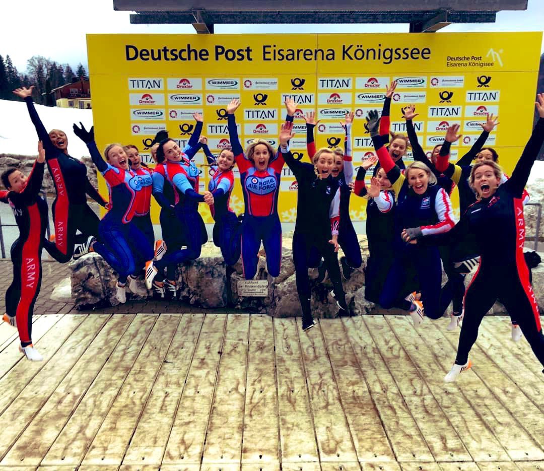 Happy International Women’s Day from @ArmyBobsleigh @NAVYfit @RAFBobsleigh 
🛷💂🏾‍♂️🦸🏼‍♀️👩🏻‍💻👷🏽‍♀️👮🏼‍♀️👩🏻‍🏭👩🏼‍🔧🦹🏾‍♀️🏃🏽‍♀️ #InternationalWomensDay⁠ ⁠ #IWD19 #IWD2019⁠ ⁠ #BalanceforBetter #bobsleigh #justdoit #thisgirlcan #squadgoals #TeamGoals @Nike @IntlWD #adidas #coolrunnings