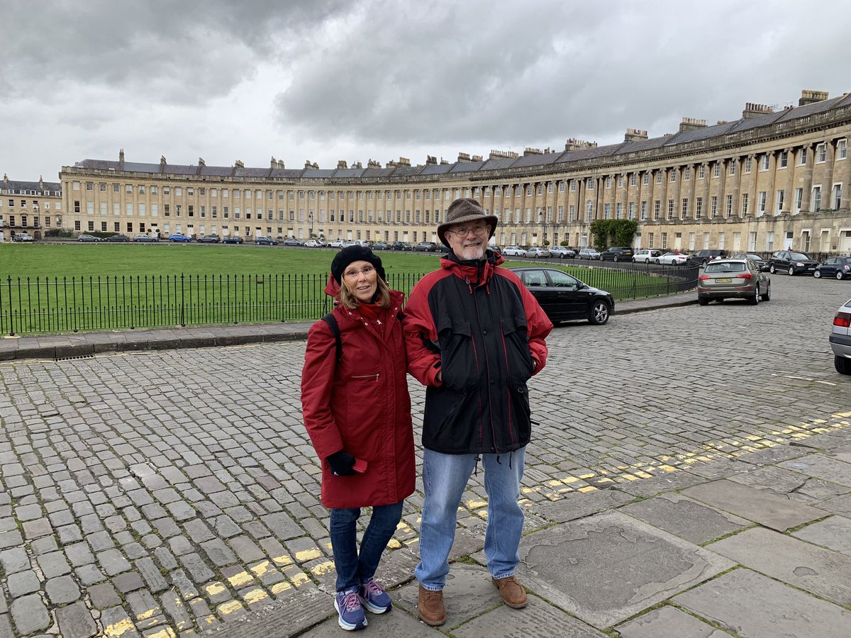 SWToursUK's tweet photo. An excellent day introducing 2 lovely visitors from the US of A to Bath. Visited the Roman Baths and No1 Royal Crescent too. #visitbath #sulisguides #absolutoursuk https://t.co/B8A1eG7lvG