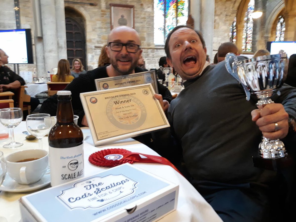 Winner winner Steak & Scale Ale pie dinner!! 🥧 🏆 So proud!! #britishpieawards #nationalpieweek