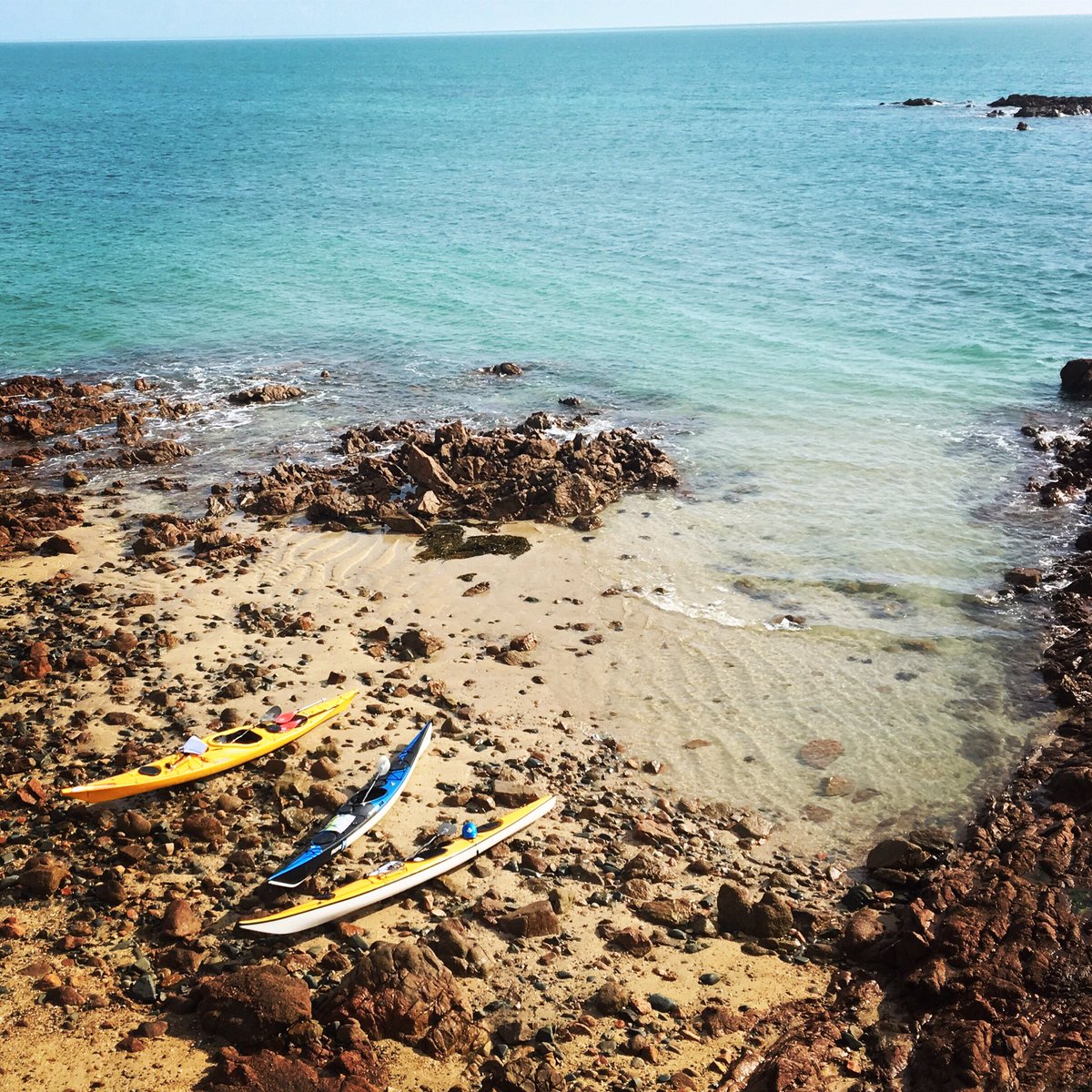 Great two days on Advanced Sea Kayak training with @jerseykayaker #theislandbreak <a href="/VisitJerseyCI/">Visit Jersey</a>