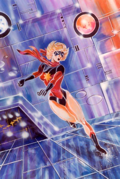 gibsonagogo's tweet photo. In the late 70s, Ms. Marvel was one of the Marvel characters Toei had chosen to costar in a Silver Surfer show to follow up Spider-Man. While the show never came to fruition, Carol Danvers did heavily inspire Miss America, one of the heroes from Toei and Marvel's Battle Fever J https://t.co/Ni5ZBXH1oW
