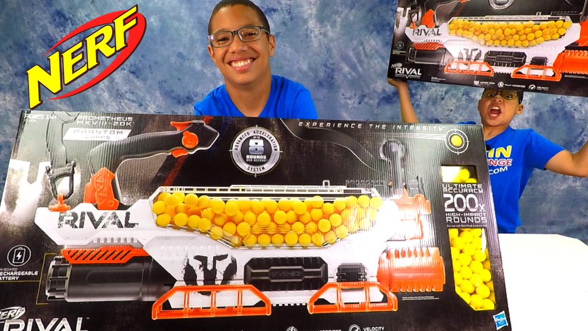 youtube.com/watch?v=c-Ds_Y… NERF Rival Prometheus MXVIII-20K Unboxing #YouTube #hasbro #nerfthis #toys #kids #news #nerf